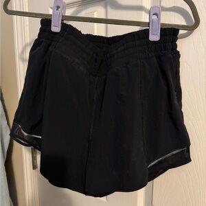 Lululemon Hotty Hot High Rise 4” inseam Black Women's Shorts